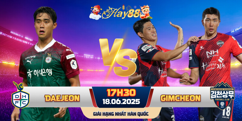 Dự đoán bóng đá Daejeon Citizen vs Gimcheon Sangmu FC